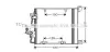 Конденсатор кондиціонера ASTRA H 17/19CTDI MT 04-(AVA) AVA COOLING OL5368D (фото 1)