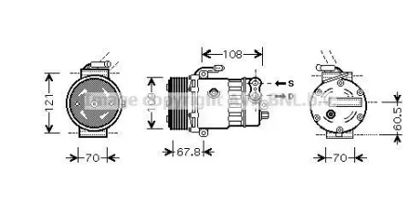 Компресор кондиціонера AVA AVA COOLING OLAK139