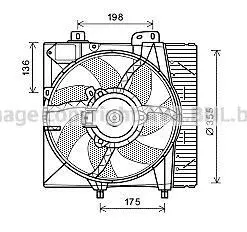 Вентилятор AVA AVA COOLING PE7550