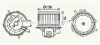Вентилятор обігрівача салону PSA Jumper Boxer 06&gt; manual AC AVA AVA COOLING PE8406 (фото 1)