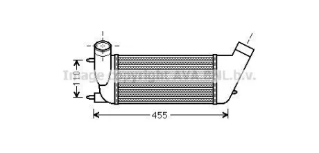 Інтеркулер AVA AVA COOLING PEA4347