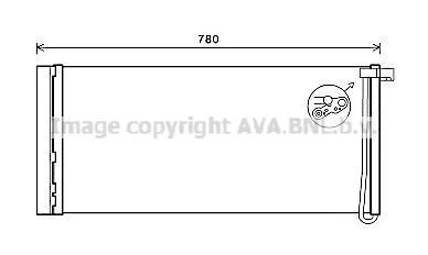 Радіатор кодиціонера CLEVER FIT AVA AVA COOLING PR5083D