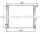 Радіатор охолодження LOGAN (AVA) AVA COOLING RTA2476 (фото 1)