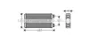 Радіатор обігрівача OPEL MOVANO/ RENAULT MASTER 03>10 (AVA) AVA COOLING RTA6457 (фото 1)