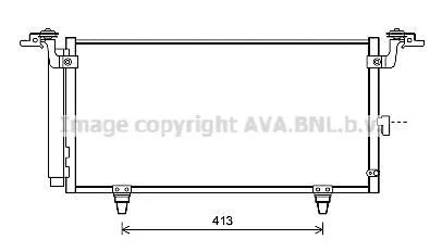 Радиатор кондиционера Subaru Outback, Legacy (09-) AVA AVA COOLING SU5084D