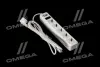 Мережевий фільтр-подовжувач з USB2 Optima Base 5 3m WHITE провід 3*0,75мм2<AXXIS> Axxis Ax-1269 (фото 1)