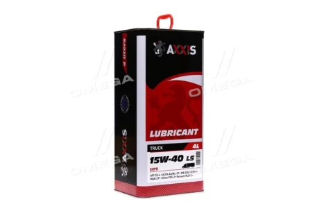 Олива моторн. AXXIS TRUCK 15w-40 LS SHPD (Каністра 4л) Axxis AX-2047