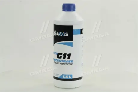 Антифриз <AXXIS> BLUE концентрат G11 (-80C) синій (Каністра 1,5л) Axxis AX-2093
