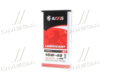 Олива моторн. AXXIS 10W-40 Power Х (Каністра 5л) Axxis AX-2177