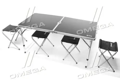 Стіл розкладний металевий + 4 стільці <AXXIS> Axxis Ax-791
