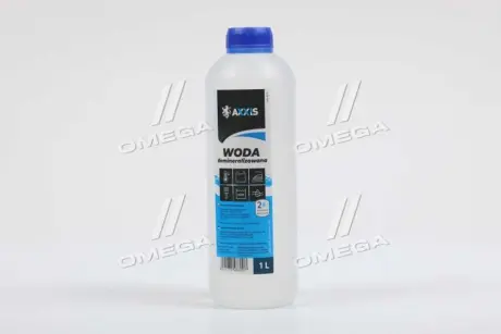 Вода дистильована 2-а очищення (тверда каністра 1л) <AXXIS> Axxis Ax-829