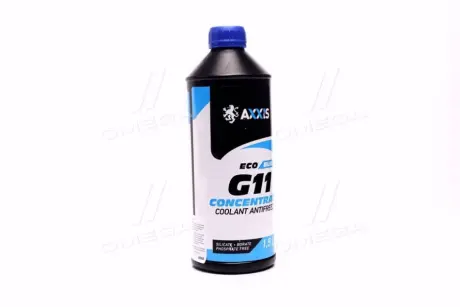 Антифриз концентрат ECO-80C BLUE G11 синій 1,5л <AXXIS> Axxis AX-P999-G11B ECO 1,5