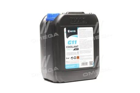 Антифриз BLUE G11 Сoolant Ready-Mix -36°C <AXXIS> (синий) (Канистра 5кг)) Axxis AX-P999-G11B RDM5