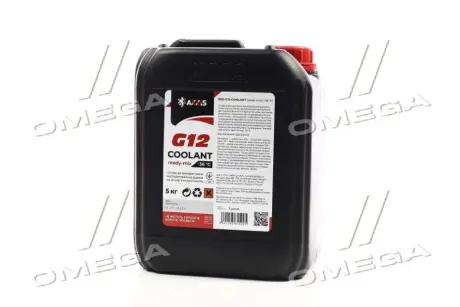 Антифриз RED G12+ Сoolant Ready-Mix -36°C <AXXIS> (красный) (Канистра 5кг)) Axxis AX-P999-G12R RDM5