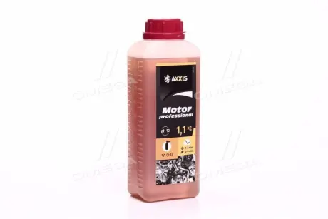 Активна піна AXXIS MOTOR Professional (Очищувач двигуна) (каністра 1л))) Axxis Axx-399
