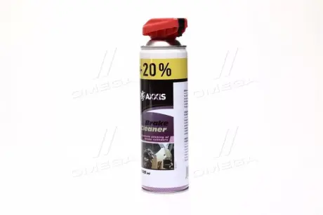 Очисник гальмівної системи та зчеплення Brake Cleaner 500ml+20 НОСІК <AXXIS> Axxis VSB-060+20
