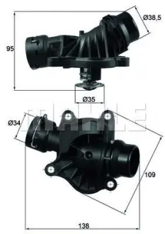Термостат системы охлаждения BEHR TI23488