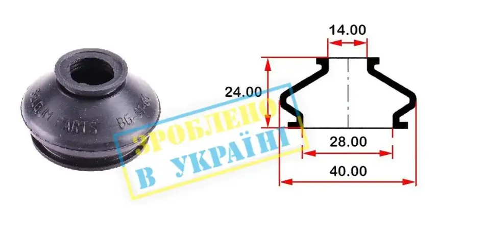 Пильовик шарової BELGUM PARTS BG0160 (фото 1)