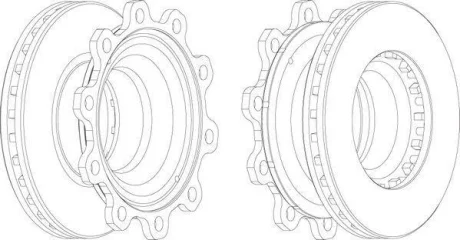 Гальмівний диск BE BERAL BCR193A