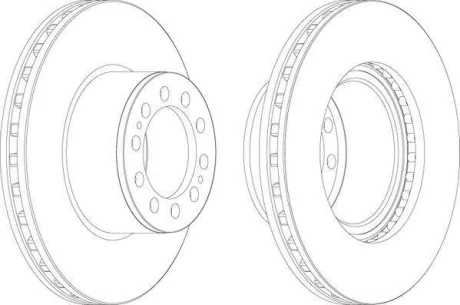 Гальмівний диск BE BERAL BCR323A
