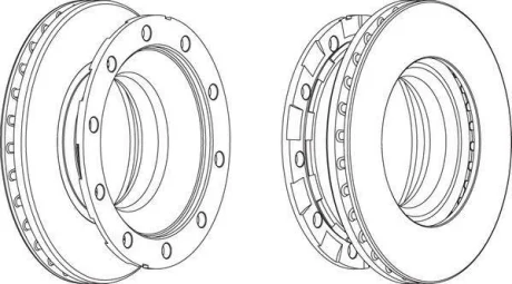 Гальмівний диск BE BERAL BCR336A