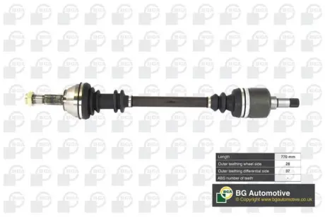 Піввісь BGA DS6710L