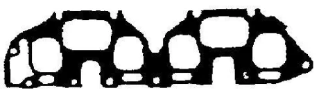 Прокладка колектора впуск Transit 2.0i (толщ.1mm/432x110mm) 94-00 BGA MG9339