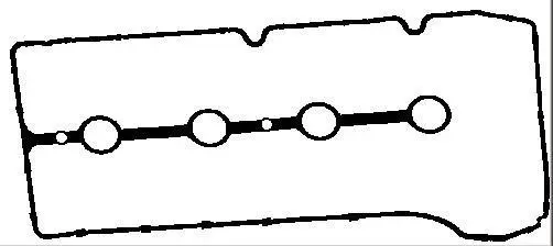 Прокладка клапанної кришки Mazda 3 1.3/1.6i 03-05 BGA RC7387 (фото 1)