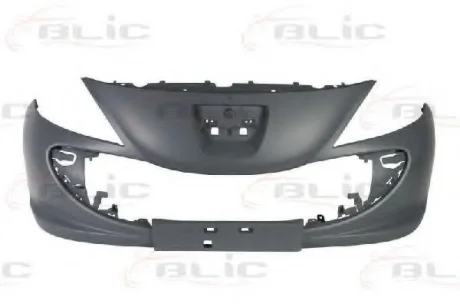 Бампер (передн, під фарбування) PEUGEOT 206+ 01.09-12.12 5510-00-5507903P BLIC 5510005507903P