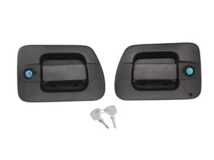 Ручка дверей передн Лів/Прав (з ключем, зовнішн, комплект ручок, із замком, чорний) IVECO DAILY II, DAILY III, DAILY IV, DAILY V 01.89-02.14 6010-30-004407P BLIC 601030004407P