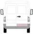 Ремонтна панель дверей задн прав (Підлога) MERCEDES SPRINTER 901, 902, 903, 904, 905 VW LT II 01.95-07.06 6015-00-3546172P BLIC 6015003546172P (фото 2)