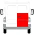 Ремонтна панель дверей задн Прав (обшивка, нижня частина, 1/2 вис) MERCEDES SPRINTER 901, 902, 903, 904, 905 VW LT II 01.95-07.06 6016-00-3546156P BLIC 6016003546156P (фото 2)