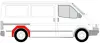 Ремонтна частина крила задн Прав (коротка модель) FORD TRANSIT IV FL, TRANSIT IV FL II 01.91-07.00 6504-03-2515596P BLIC 6504032515596K (фото 2)
