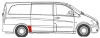 Ремонтна частина крила задн прав (передня частина, коротка модель) MERCEDES VITO / VIANO W639 09.03-10.10 6504-03-3542572P BLIC 6504033542572P (фото 2)