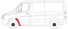 Ремонтна частина крила передн лів (задня частина) MERCEDES SPRINTER 906 VW CRAFTER 2E 04.06-06.18 6504-03-3548331P BLIC 6504033548331P (фото 2)