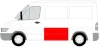 Ремкомплект бічної панелі кузова лів (нижня частина, висота 118см) MERCEDES SPRINTER 901, 902, 903, 904, 905 VW LT II 01.95-07.06 6505-06-3546011K BLIC 6505063546011P (фото 2)