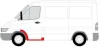 Поріг передн Лів (з ремонтною частиною крила і стійки) MERCEDES SPRINTER 901, 902, 903, 904, 905 VW LT II 01.95-07.06 6505-06-3546051P BLIC 6505063546051P (фото 2)