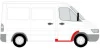 Поріг передн Прав (з ремонтною частиною крила і стійки) MERCEDES SPRINTER 901, 902, 903, 904, 905 VW LT II 01.95-07.06 6505-06-3546052P BLIC 6505063546052P (фото 2)