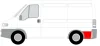 Ремонтна частина крила задн лів (за колесом, з виступом на бампері) CITROEN JUMPER I, JUMPER II FIAT DUCATO PEUGEOT BOXER 02.94-08.06 6508-01-2092601P BLIC 6508012092601P (фото 2)