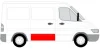 РМК розсувних дверей (обшивка, нижня частина, висота 310мм) MERCEDES SPRINTER 901, 902, 903, 904, 905 VW LT II 01.95-07.06 6508-01-3546150P BLIC 6508013546150P (фото 2)