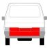 Ремонтна панель дверей задн (обшивка, нижня частина) VW TRANSPORTER T4 07.90-04.03 6508-04-9558720P BLIC 6508049558720P (фото 2)