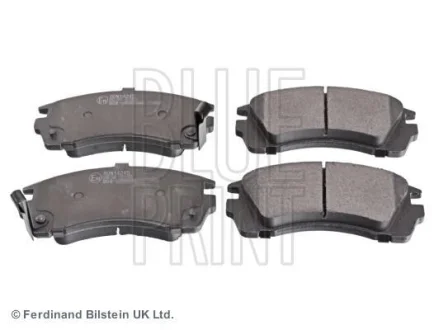 Комплект гальмівних колодок передн, NISSAN SUNNY III 1.6/1.7D/2.0D 11.90-03.00 BLUE PRINT ADN14245
