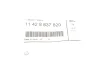 Прокладка радіатора масляного 3 (E90)/5 (E60/F10) 2.3-3.0 -16 (N20/N53) BMW 11428637820 (фото 2)