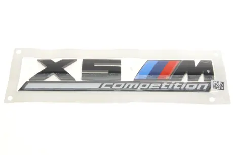 Емблема кришки багажника X5M (F95) Competition BMW 51148096408