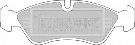 - Гальмівні колодки до дисків BORG & BECK BBP1423