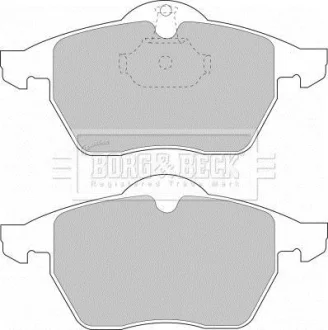 - Гальмівні колодки до дисків BORG & BECK BBP1444