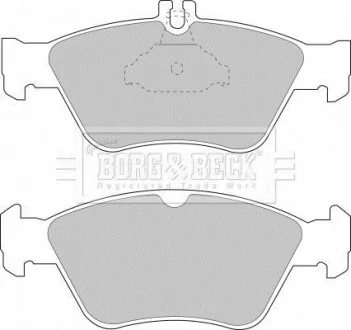 - Гальмівні колодки до дисків BORG & BECK BBP1454