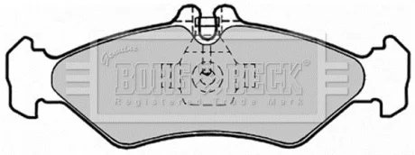 - Гальмівні колодки до дисків BORG & BECK BBP1491