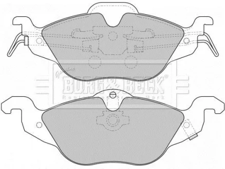 - Гальмівні колодки до дисків BORG & BECK BBP1563
