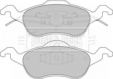 - Гальмівні колодки до дисків BORG & BECK BBP1602
